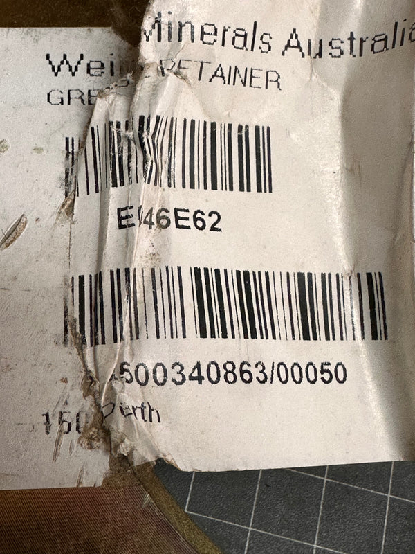 WARMAN E046E62 Grease Retainer
