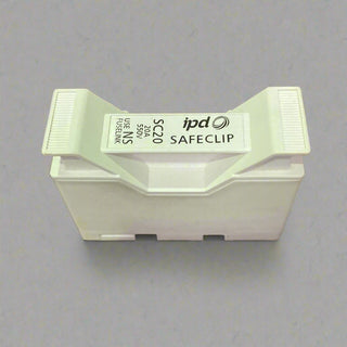 iPD SC20HWH Safeclip 20A Fuse Holder - White