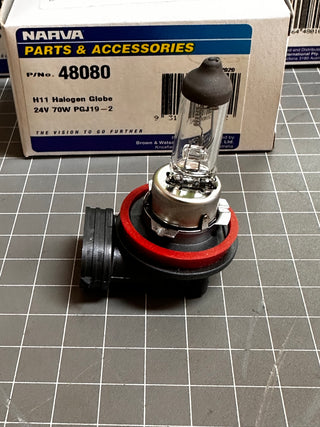 Narva 48080 H11 24V 70W PGJ19-2 Heavy Duty Globe