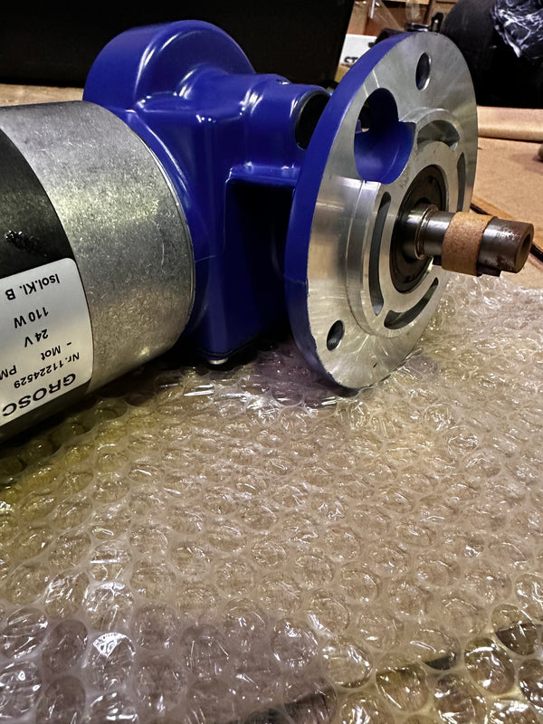 GROSCHOPP Nr.11224529 Wk 1113102 Right Angle Planetary Gear Motor Type Z20 PM186-40