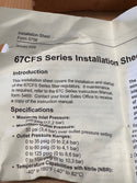 FISHER 67CFS-227/C9/C9 Instrument Supply Regulators