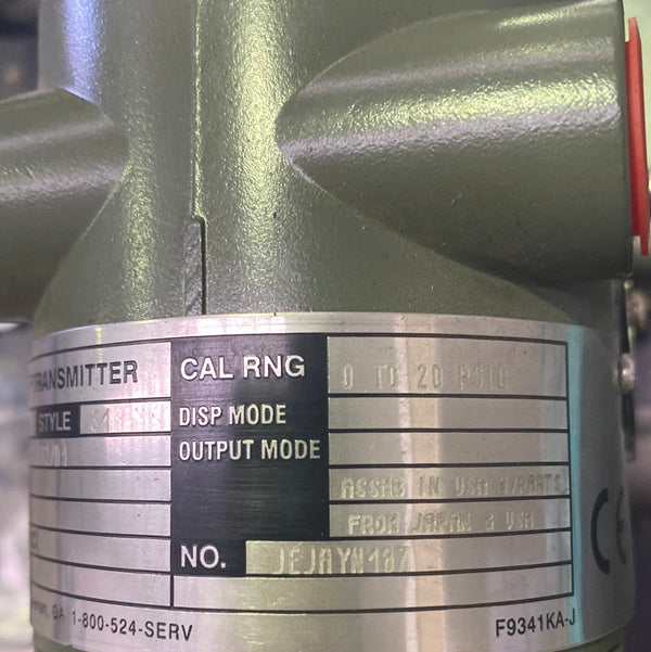 YOKOGAWA DPharp EHS4B-92NB/KU2/D1 Diff Pressure Transmitter