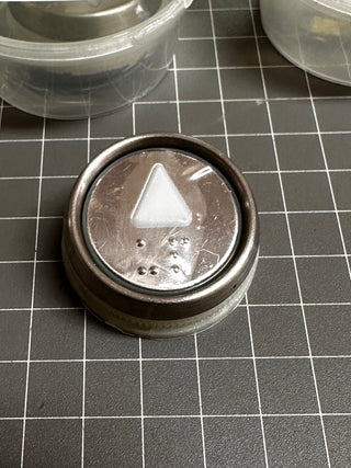 KONE KM922112G041H091 Elevator Button KDS AUS,RND SURF RE SBS UP