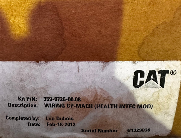 CAT 359-0726 Wiring GP-MA (HEALTH INTFC MOD)
