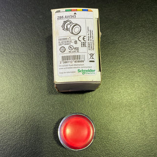 Schneider ZB5AW343 Push Button Head, Illuminated, Plastic (Red)