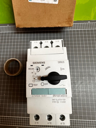 Siemens Sirius 3RV1031-4HA10 Circuit Breaker for Motor Protection