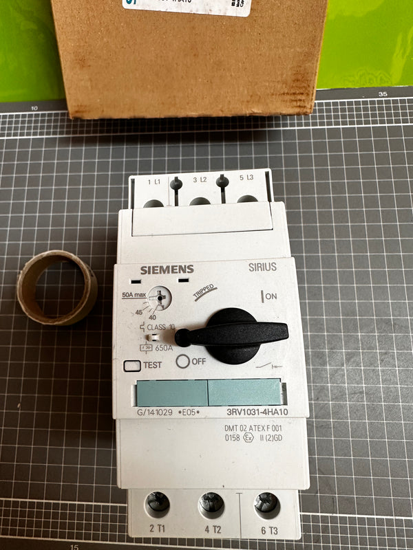 Siemens Sirius 3RV1031-4HA10 Circuit Breaker for Motor Protection