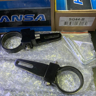 HANSA SG44-B Aluminium Bracket (Pair) 44mm - Black