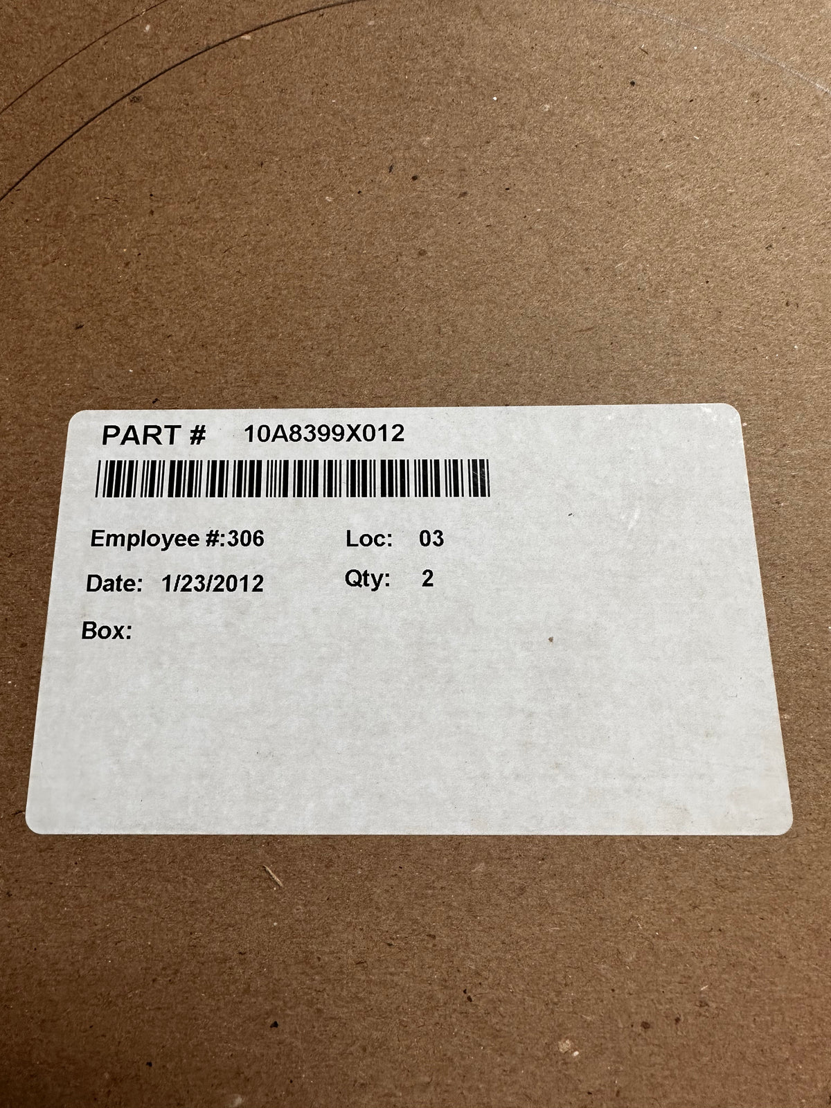 Fisher 10A8399X012 Gasket - Coated PTFE