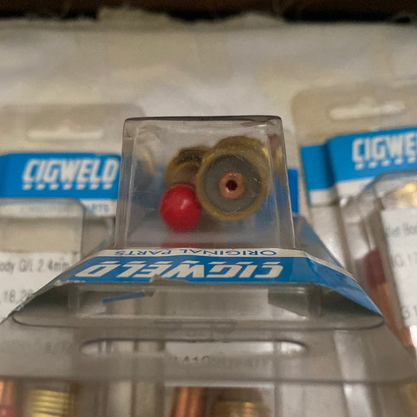 CIGWELD 314102024/R TIG Collet Body with Gas Lens 2.4mm