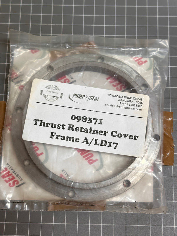 FRAME A/LD17 Thrust Retrainer Cover