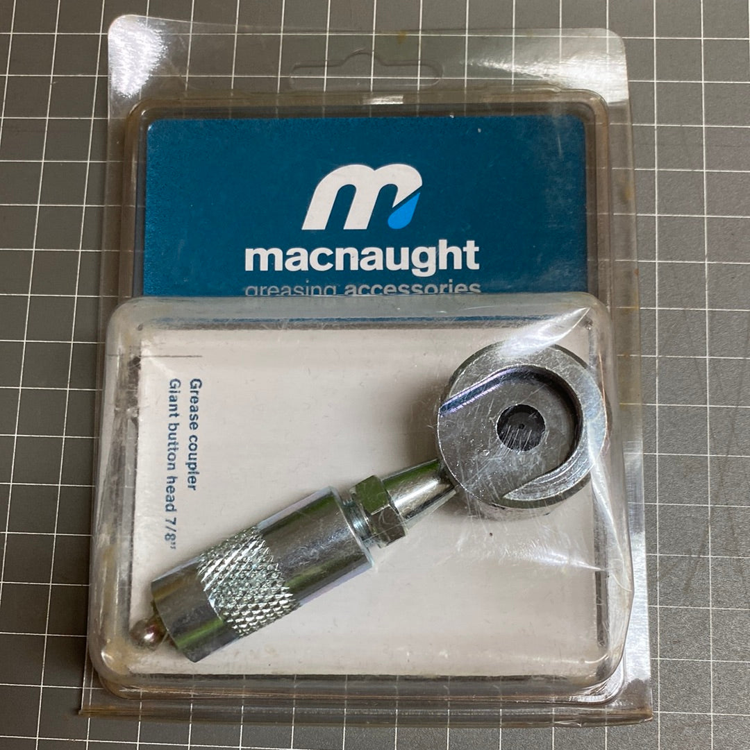 Macnaught KGR Giant Button-Head Grease Coupler — 7/8-inch