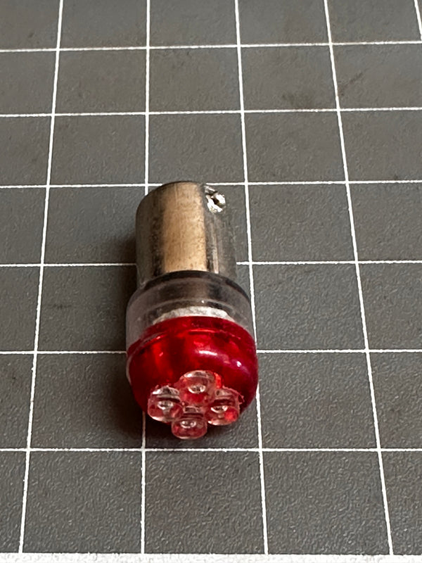 LED 12V Globes, RED, Pk of 6