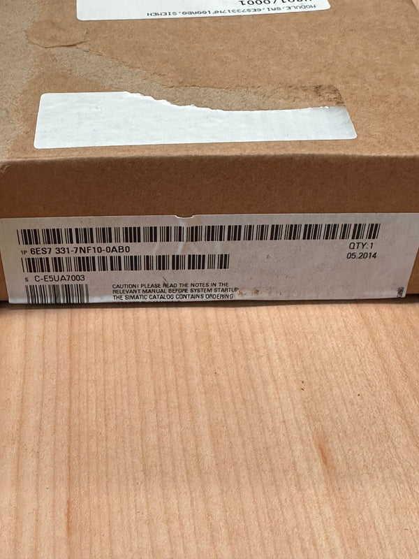 SIEMENS SIMATIC S7-300 Series Analogue Input Module - 6ES7 331-7NF10-0AB0