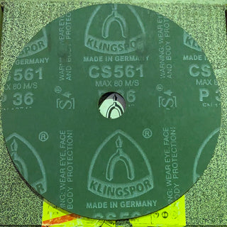 Klingspor CS561 Fibre Disc 66459 180mm X 22 - Pk of 25