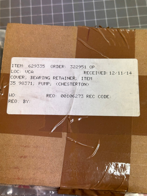 FRAME A/LD17 Thrust Retrainer Cover