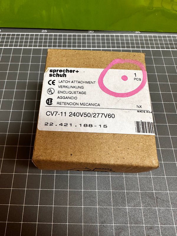 SPRECHER+SCHUH CV7-11 240V50 / 277V60 Latch Attachment