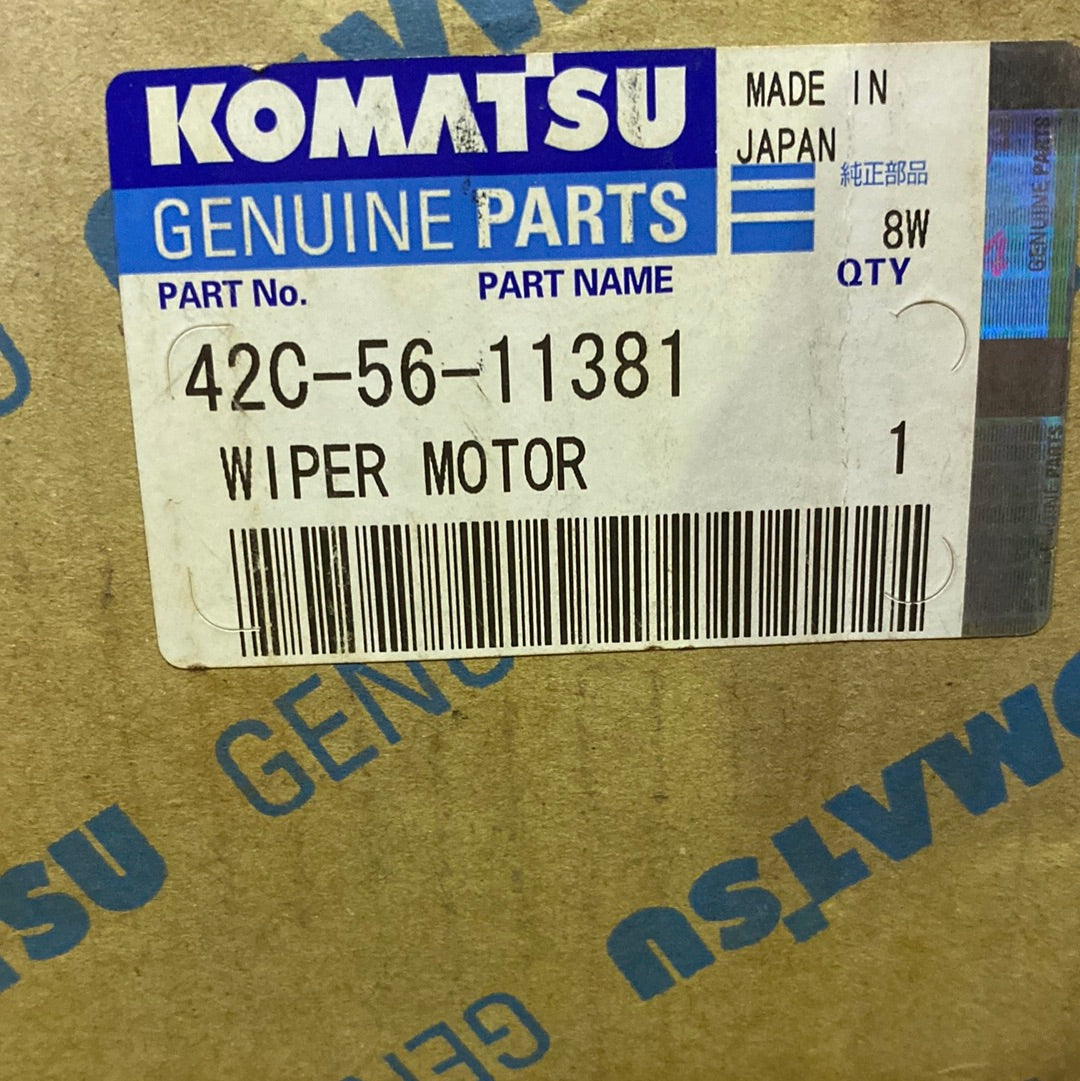 KOMATSU 42C-56-11381 Wiper Motor