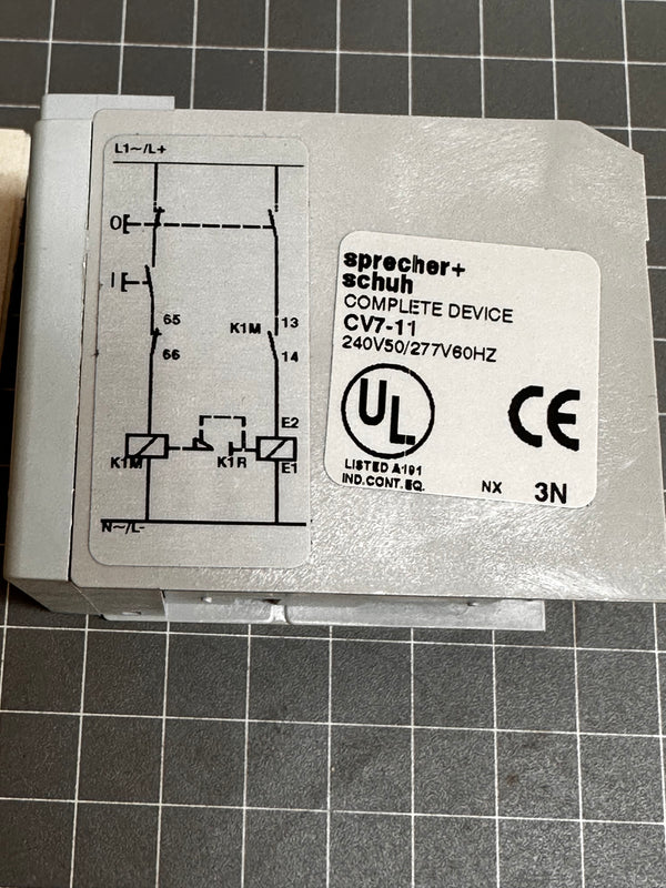 SPRECHER+SCHUH CV7-11 240V50 / 277V60 Latch Attachment